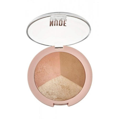 GR Nude Look Baked Trio Face Powder