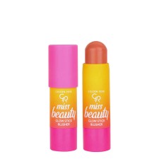 Golden Rose Miss Beauty Glow Stick Blusher Peach Flash 